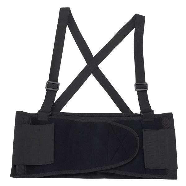 Faja lumbar con tirantes regulables y cierre de velcro