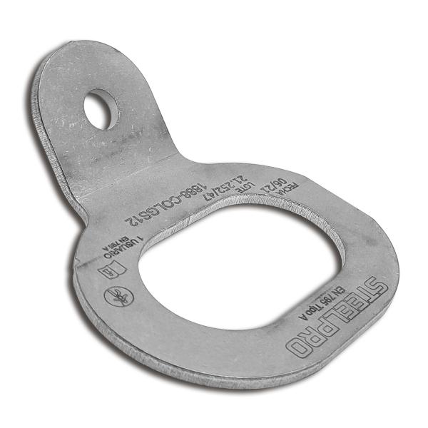 Dispositivo de anclaje para arnés plegado a 45º en acero inoxidable 304. COG.12