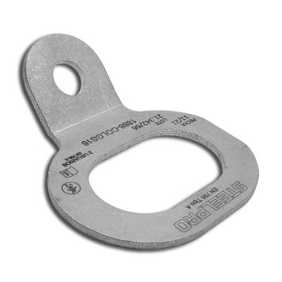 Dispositivo de anclaje para arnés o línea de vida en acero inoxidable 304. COG.16