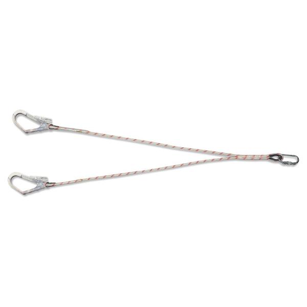 Cuerda de 1,5 metros en "Y" con mosquetones.