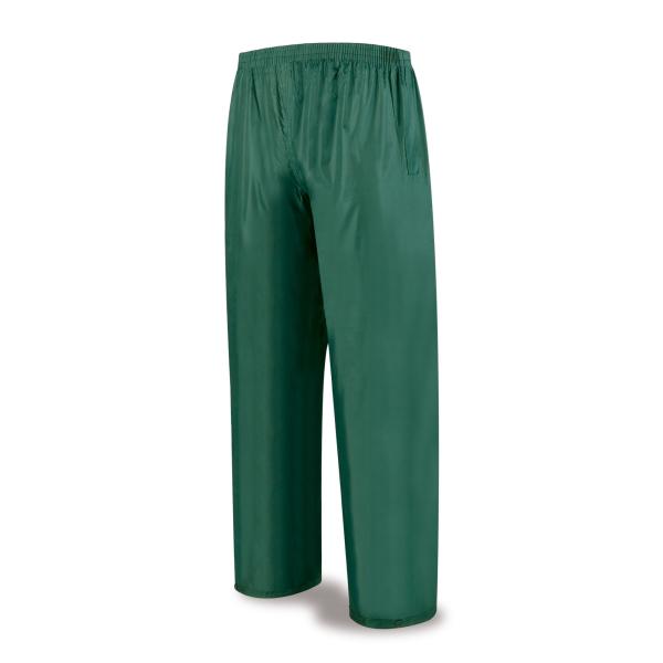 Pantalón de agua tipo INGENIERO Poliéster/PVC verde