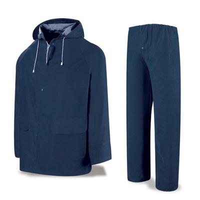 Traje de agua PVC azul marino 400 gr.