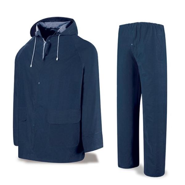 Traje de agua PVC azul marino 400 gr.