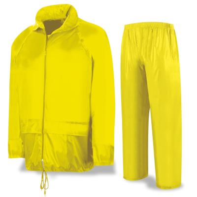 Traje de agua tipo INGENIERO Poliéster/PVC amarillo