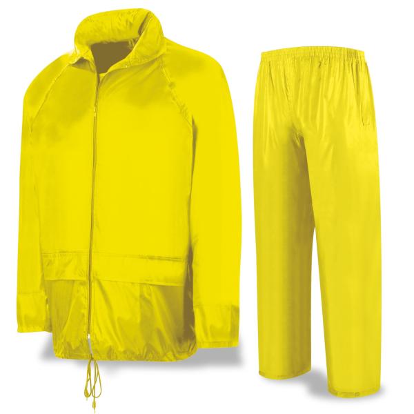 Traje de agua tipo INGENIERO Poliéster/PVC amarillo