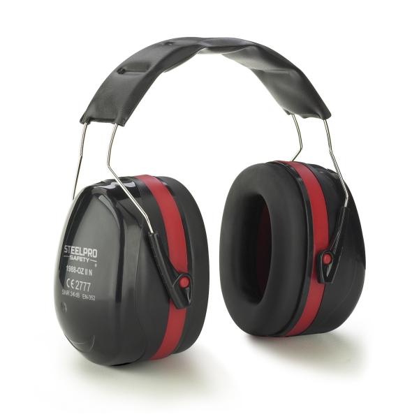 Orejera TEEPRO® serie ZEN Negra para protección auditiva con alta atenuación.