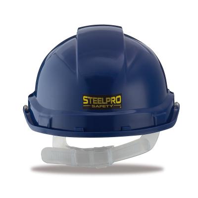 od. "TRIKE". Casco de protección cierre de cinta. Color Azul.