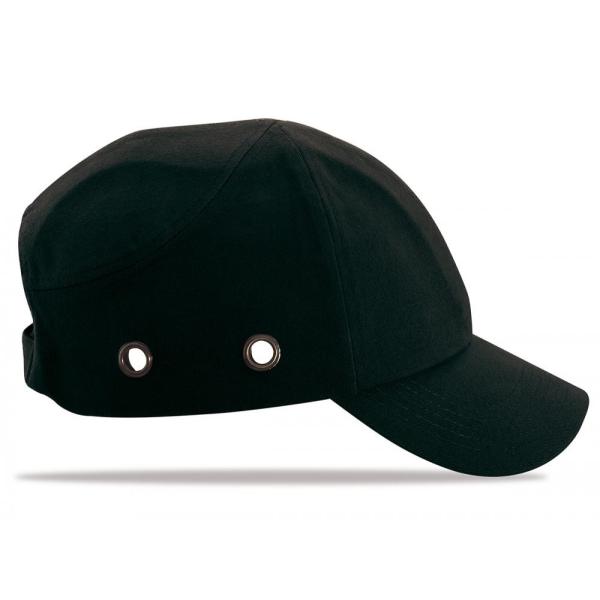 Color Negro. od. "BUPER". Gorra de protección antigolpes.