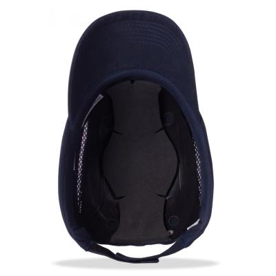 od. “BUPER PRO”. Gorra de protección anti golpes con rejillas de ventilación lateral. Color Azul arino.