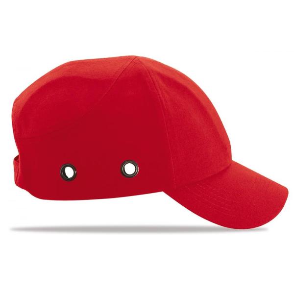 Color Rojo. od. "BUPER". Gorra de protección antigolpes.
