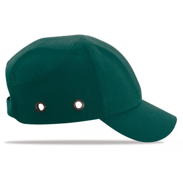 Color Verde. od. "BUPER". Gorra de protección antigolpes.