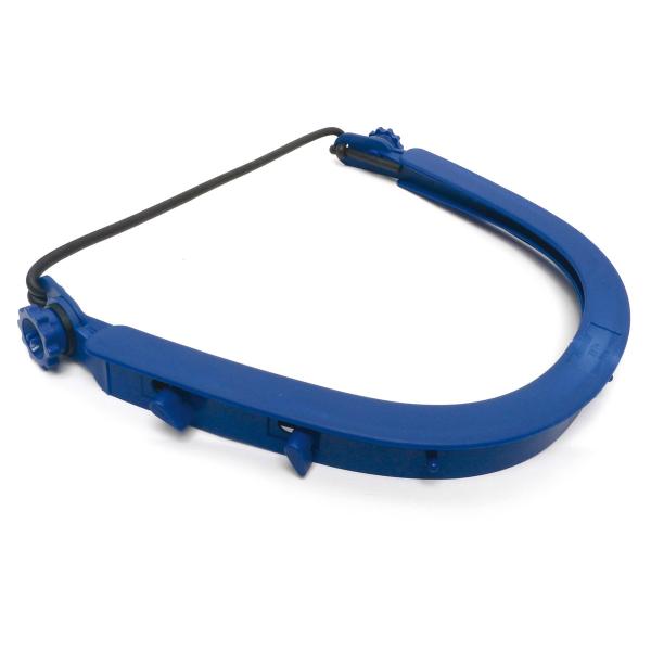 Adaptador a casco dieléctrico con elástico de ajuste de caucho, línea “ROCKET”.