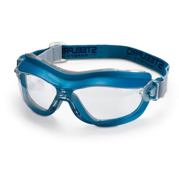 od. "X7". Gafa Integral ocular claro antiempañante para riesgos mecánicos. Color Azul.