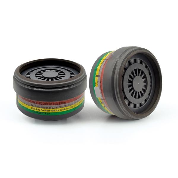 Filtros de rosca TEEPRO para media máscara "BREATH" (ABEK1)