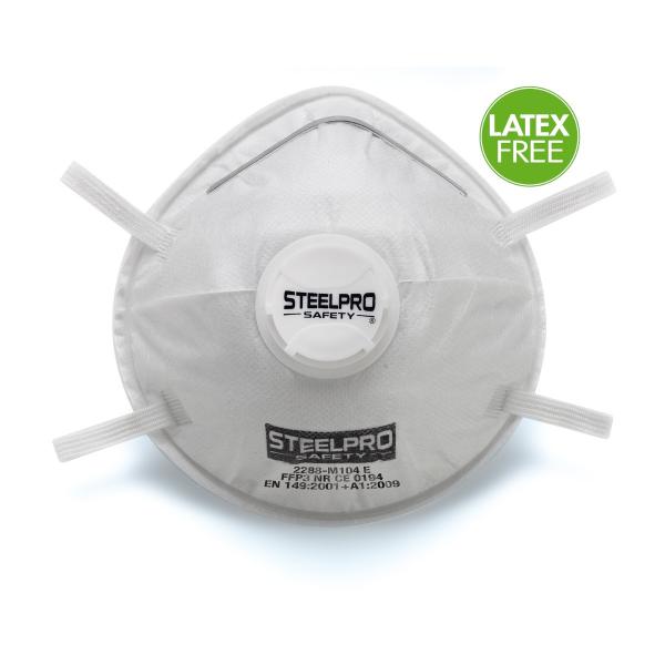 ascarilla desechable FFP3 con válvula de exhalación.