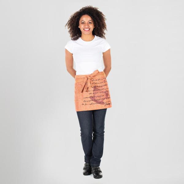 DELANTAL CORTO LIBIA 38X64 CM