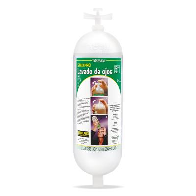botella de repuesto de 1 litro para estaciones lavaojos. (pack 2 unidades). Tobin Eyewash.