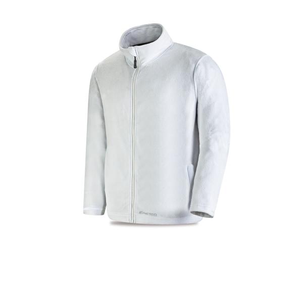 Chaqueta polar modelo QUETZA blanca 200 gr.