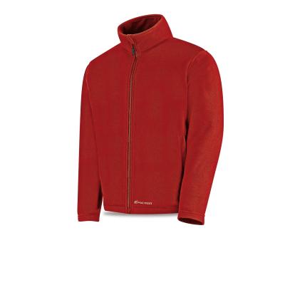 Chaqueta polar modelo QUETZA roja 200 gr.