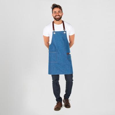 DELANTAL CON PETO COLORADO 75X80 CM