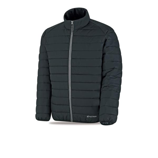 Chaqueta tipo plumas modelo FREYA. Negra 340 gr. EN 14058