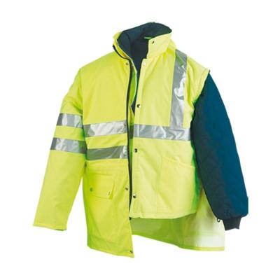 Parka Alta visibilidad. Triple uso amarillo 560 gr.