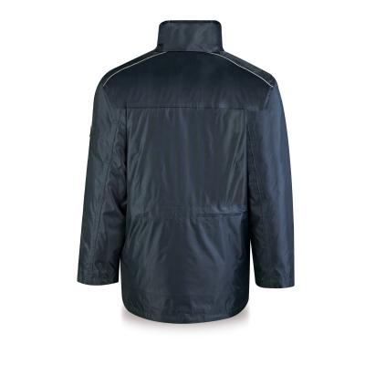 Parka triple uso (chubasquero/husky/chaleco) modelo GAERNA. Azul arino 440 gr.
