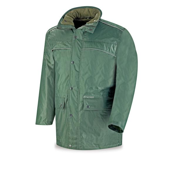 Parka triple uso (chubasquero/husky/chaleco) modelo GAERNA verde 440 gr.