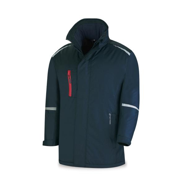 Parka tipo náutica ITRA azul marino 620 gr. EN14058 | EN343