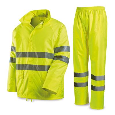 Traje de agua Alta Visibilidad amarillo poliéster 135 g.