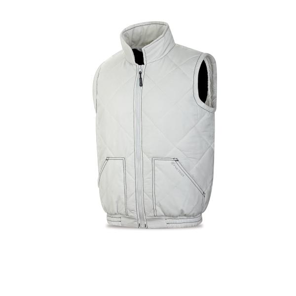 Chaleco tipo clásico modelo BADER. Blanco 350 gr.