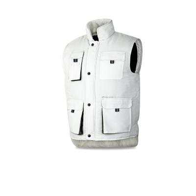 Chaleco multibolsillos modelo HEIDA Blanco 350 gr.