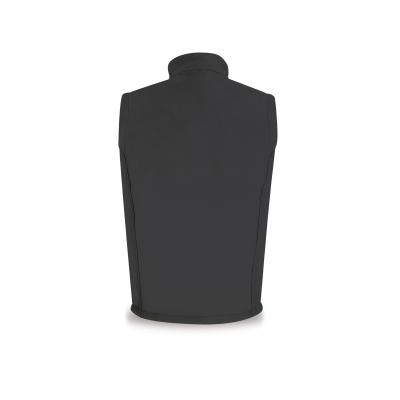 Chaleco oftshell triple lámina modelo YTIR. Negro 320 gr.