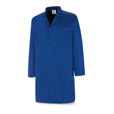 Bata unisex azulina poliéster/algodón 200 gr. 3840