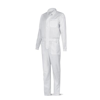 Buzo blanco poliéster/algodón 200 g. 48