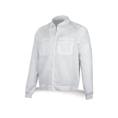 Chaqueta blanca poliéster/algodón 200 g. 48