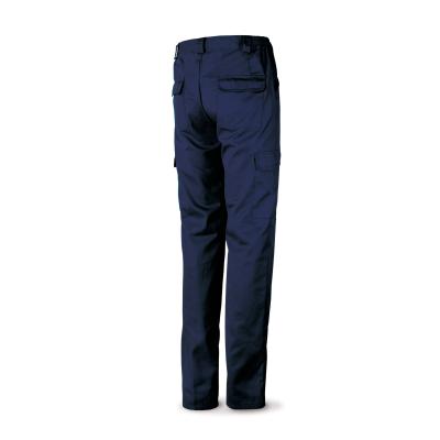 Pantalón azul marino poliéster/algodón 200 g. ultibolsillos. 34