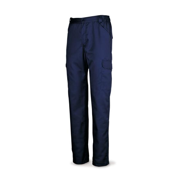 Pantalón azul marino algodón 200 g. ultibolsillos. 38