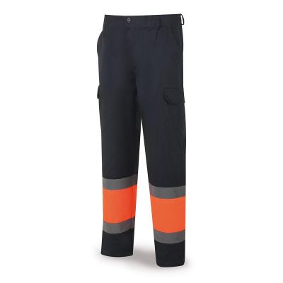 Pantalón bicolor de alta visibilidad poliéster/algodón 200 g. 38