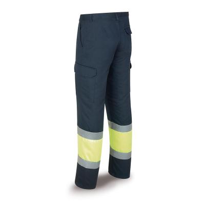 Pantalón bicolor de alta visibilidad poliéster/algodón 200 g. 38