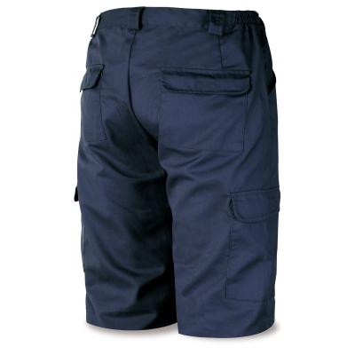 Bermuda azul marino poliéster/algodón de 200 g.ultibolsillo 36