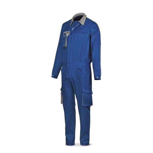 Buzo azulina algodón de 270 g. ultibolsillos 48