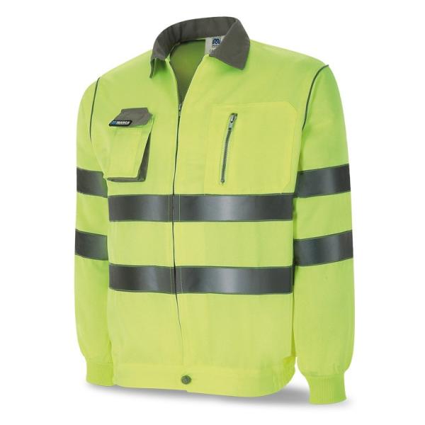 Chaqueta Alta Visibilidad poliéster/algodón 230g. 52