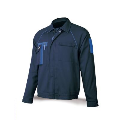 Chaqueta azul marino en Algodón de 270 g. 48