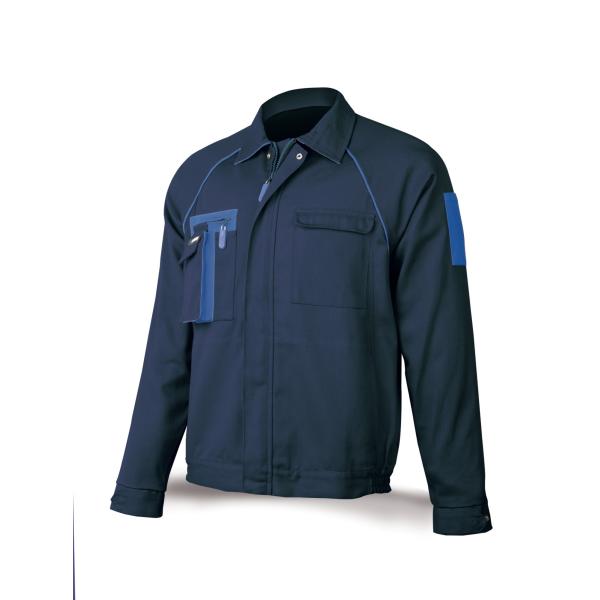 Chaqueta azul marino en Algodón de 270 g. 48