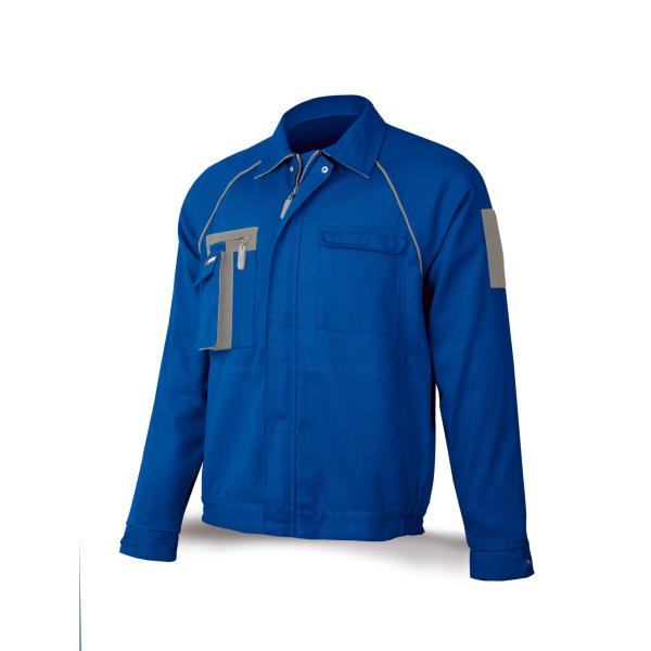 Chaqueta azulina en Algodón de 270 g. 48