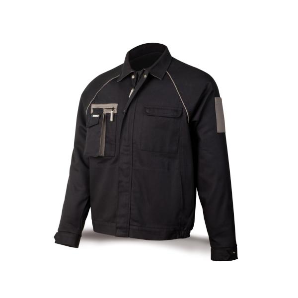 Chaqueta negro en Algodón de 270 g. 48