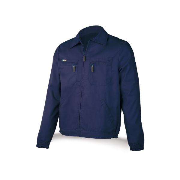 Chaqueta azul marino en Algodón de 245 g. 48