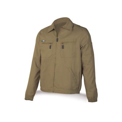 Chaqueta beige poliéster/algodón de 245 g. 48