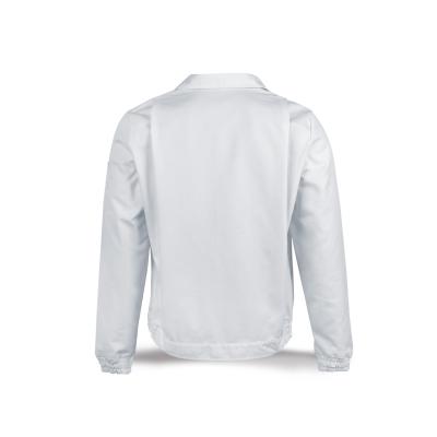Chaqueta blanca poliéster/algodón de 245 g. 48